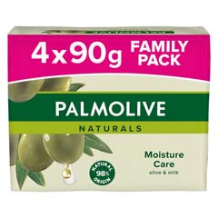 Mýdlo Palmolive Naturals Olive Milk zelené Family Pack 4x90g