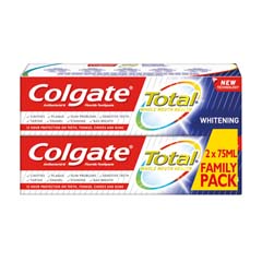 Zubní pasta Colgate Total Whitening DUOPACK 2×75 ml